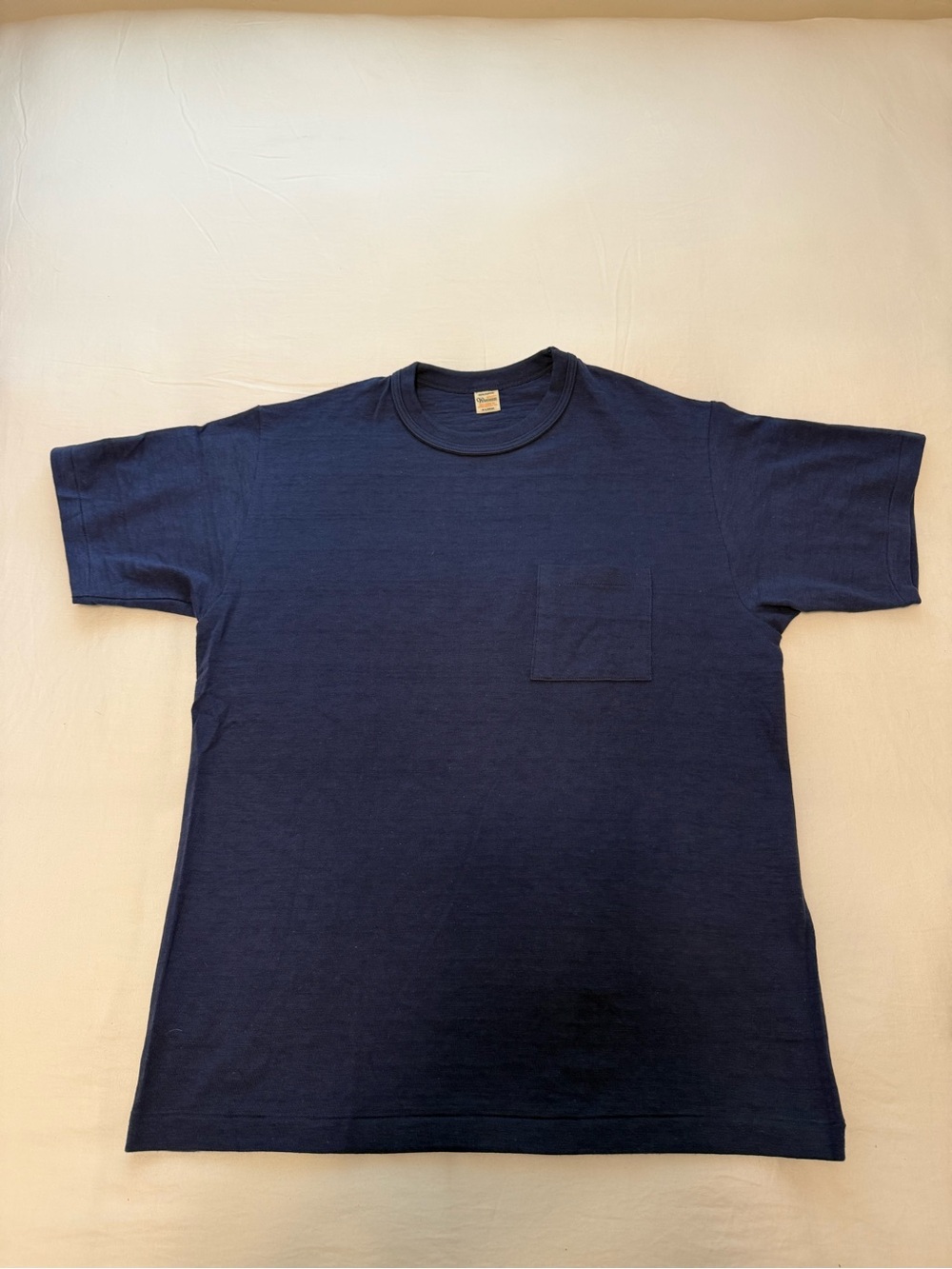 Warehouse Navy Short Sleeve Pocket Tee